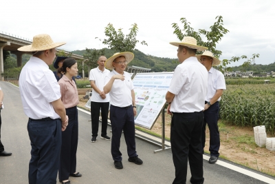 丘炀率队开展“百千万工程”专题调研：奋力推动“百千万工程”三年初见成效 