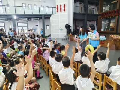 守护当“夏”！大埔县百侯镇社工站开展未成年人防溺水主题宣传活动