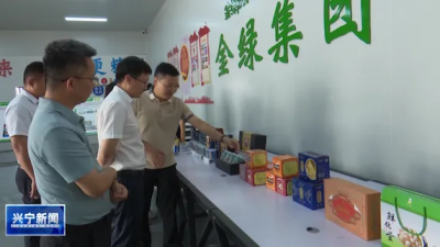 广西壮族自治区南宁市西乡塘区调研组到兴宁调研“兴宁鸽”产业发展情况