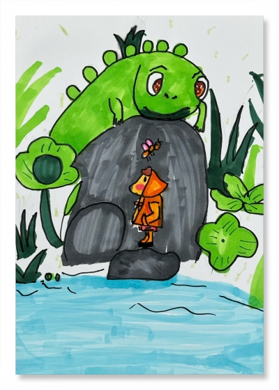 梅江区金山小学项思柔丨绘画