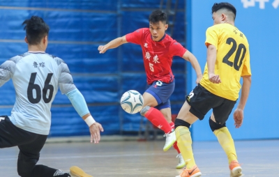 粤港澳三队旗开得胜！十五运会群众比赛足球项目五人制男子乙组比赛开赛