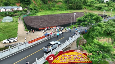 广州市化州商会西部片区30余户会员到平远开展“自驾游+产业考察”活动