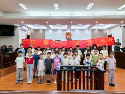 守护成长蓝天！平远法院开展“与法‘童’行·护‘未’成长”夏令营活动