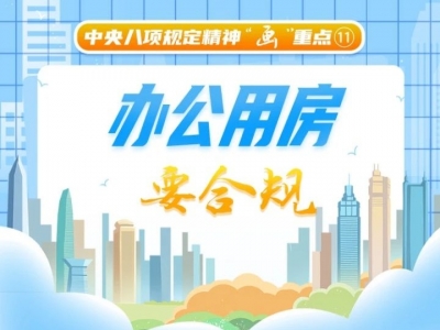 中央八项规定精神“画”重点⑪丨办公用房要合规