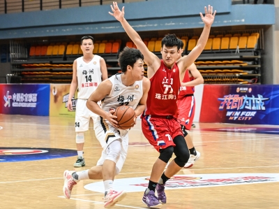 梅州队主场不敌江门队！2025广东省男子篮球联赛暨十五运选拔赛八强附加赛首回合结束