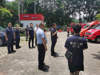 清远市森防办一行到梅江区开展森林防灭火学习交流活动