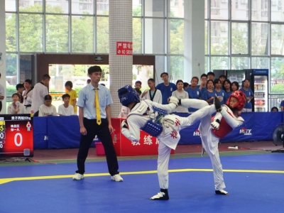 梅州市十运会速递丨跆拳道比赛开赛，兴宁市首日获7个冠军