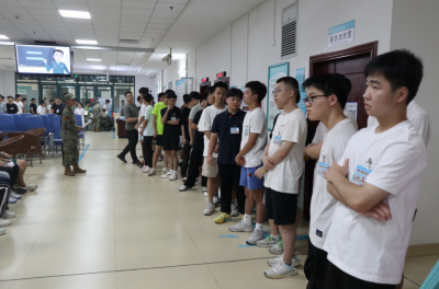 严选精兵助强军！梅州组织报考2025年定向培养军士青年体检