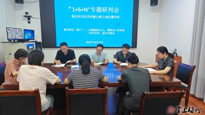 蕉岭法院：从“物理整合”迈向“化学融合” “三向”发力催生基层治理新蝶变