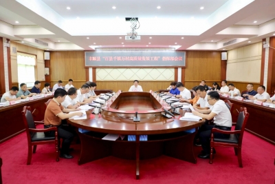 丰顺县“百县千镇万村高质量发展工程”指挥部会议召开