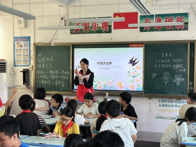 青春赋能“百千万”！嘉大学子走进丰顺潭江为乡村孩子“文化加餐”