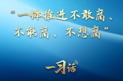 一习话丨“一体推进不敢腐、不能腐、不想腐”