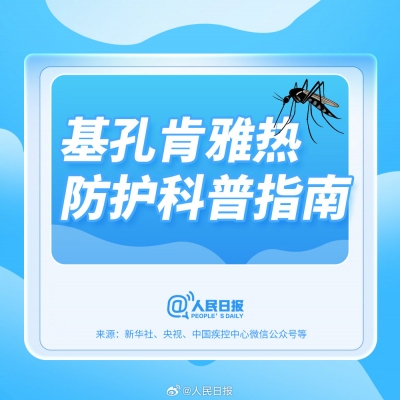 转扩！关于基孔肯雅热，这些你应知道→