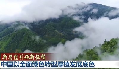 新思想引领新征程丨中国以全面绿色转型厚植发展底色