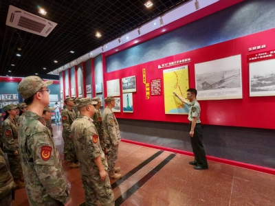 追溯红色记忆 追寻革命光辉足迹！蕉岭县人武部组织民兵分队走进三河坝战役纪念园