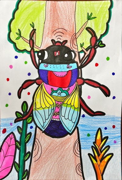 兴宁市第一小学刘伊扬丨绘画