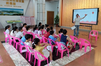 蕉岭县博物馆开展暑期“小小讲解员”公益培训