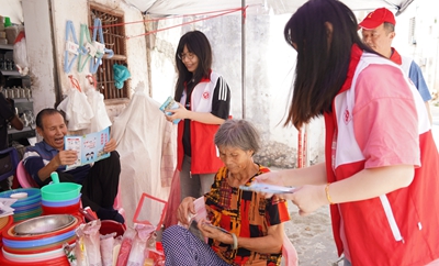 全民反邪教，聚力护平安！梅江区司法局组织开展反邪教宣传进社区活动