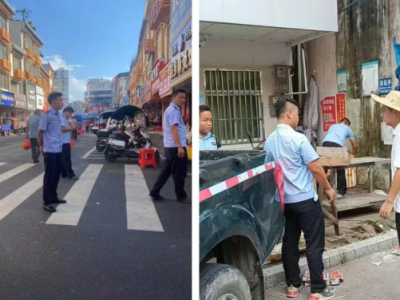 圩镇面貌焕然一新！五华县安流镇开展“六乱”整治专项行动