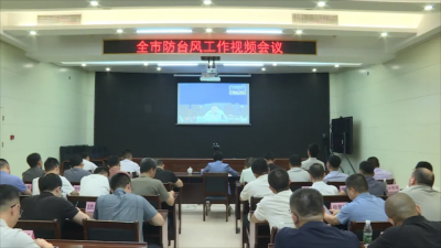 丰顺县组织收听收看全市防台风“杨柳”工作会议