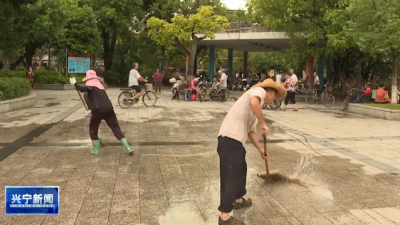每日例行！兴宁市人民公园开展全方位灭蚊消杀