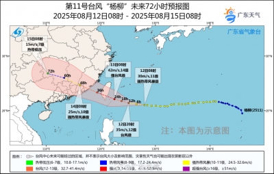 台风“杨柳”影响加大！广东启动防风Ⅳ级应急响应