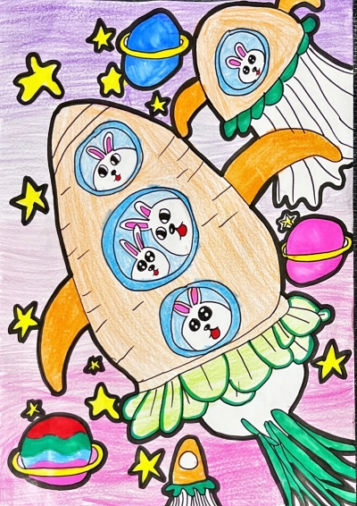 兴宁市第一小学刘伊扬丨绘画