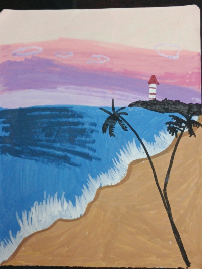 梅江区元城小学温诗晴丨绘画