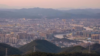 梅州V视 | 十五运会开幕倒计时100天，梅州亮灯庆祝营造浓厚氛围！