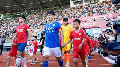 梅州V视丨今天，“省超”在梅州火热开赛！揭幕战梅州强民憾平珠海华发