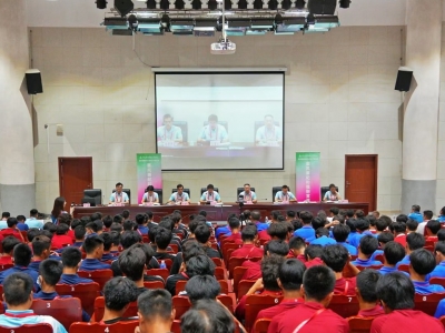 十五运U16男足赛事赛风赛纪和规则宣讲会在五华举行