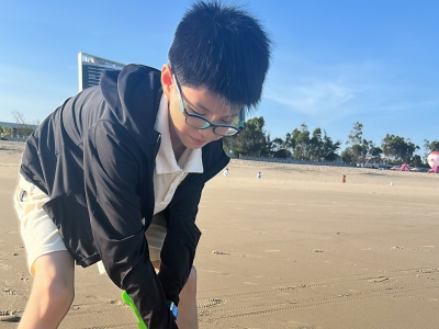 梅江区作新小学朱皓晨丨捉蟹记