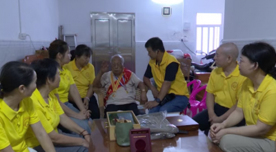 今天，抗战老兵寄语兴宁青年：踏实做事 报效祖国！