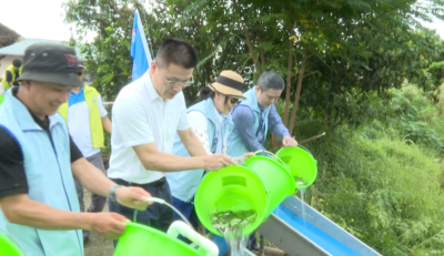 兴宁开展国际和平日增殖放流活动