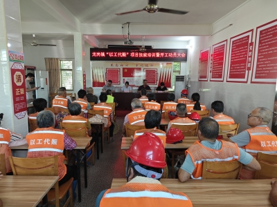 丰顺县龙岗镇2025年“以工代赈”项目正式开工建设