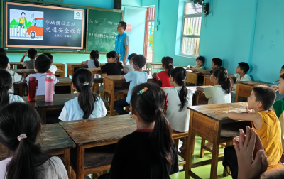 交通安全课开讲！五华县华城镇社工为学子们筑牢安全防线