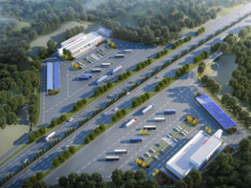 揭博高速三对停车区雏形显现，预计年底建成投用