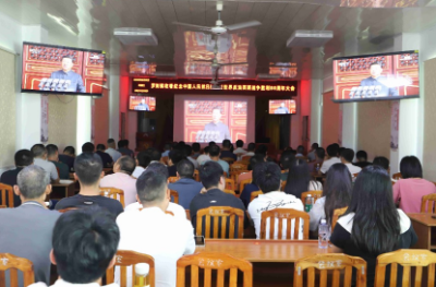 兴宁市罗岗镇收看纪念中国人民抗日战争暨世界反法西斯战争胜利80周年大会