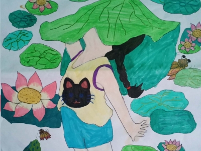 蕉岭县友邦小学曾梓茹丨绘画