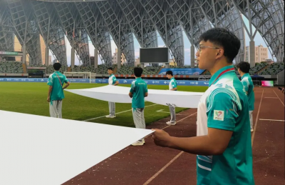 不是“球员”却全场“在线”，致敬十五运会梅州赛区“小海豚”们 