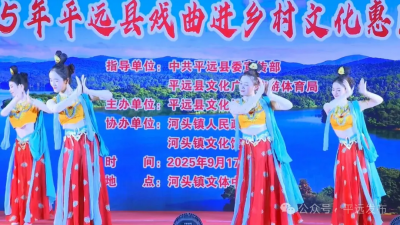 “送戏下乡”走进平远河头镇，文化惠民暖人心~
