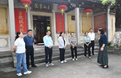 谭玲率省人大常委会调研组来梅调研：加强文物保护利用 助推经济社会发展