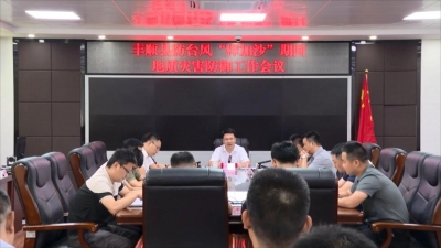 丰顺县防台风“桦加沙”期间地质灾害防御工作会议召开