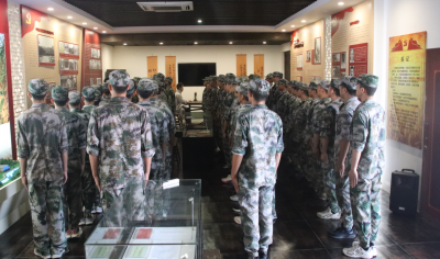 追寻红色足迹 感悟峥嵘岁月！大埔县人武部组织预定新兵重走红色交通线