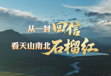 壹视界·微纪录片 | 从一封回信，看天山南北石榴红