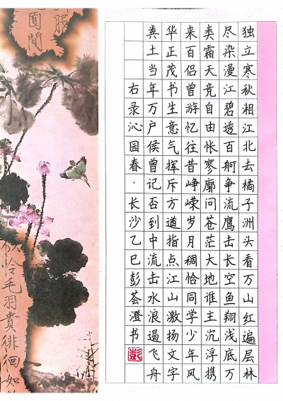 梅江区鸿都小学彭荟澄丨书法