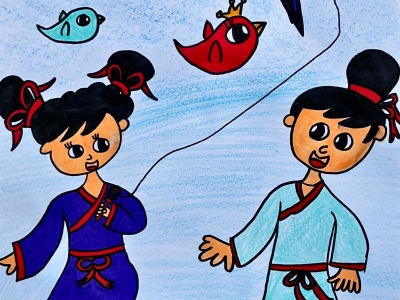 兴宁市第一小学刘伊扬丨绘画 