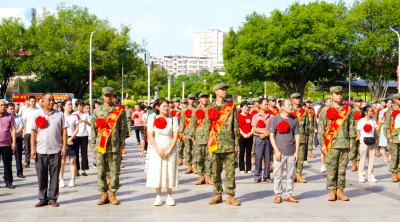 兴宁市举行2025年下半年新兵入伍欢送仪式