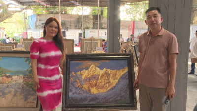 艺术对话乡韵！蕉岭县文福镇长隆乡村艺术馆举办名家作品拍卖会