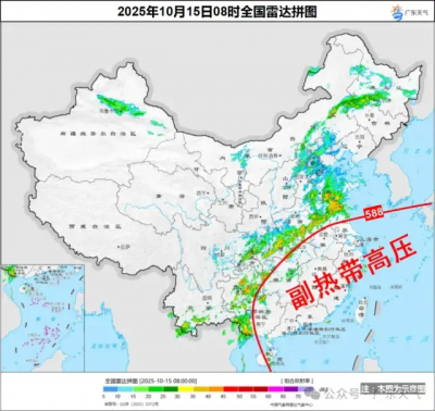 15-18日广东炎热有分散雷阵雨，19日冷空气造访 
